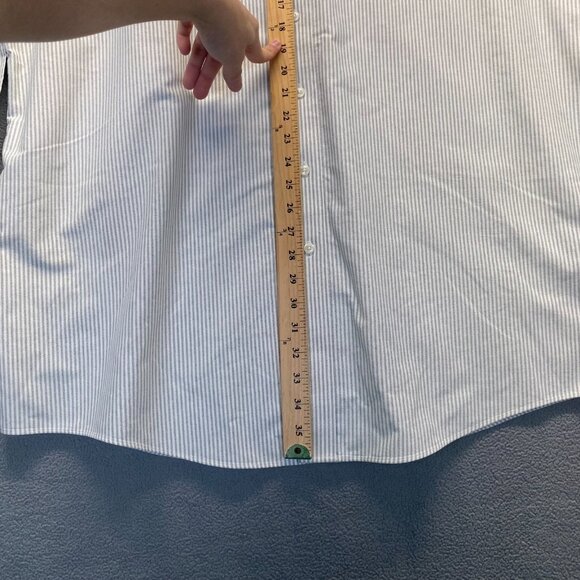 L.L.Bean Mens Button Up Shirt Sz 18-37 100% Cotton,Long Sleeve,Pocket,Plaid - Picture 4 of 10